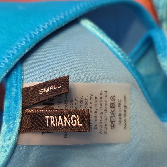 Triangl Swimwear Turquoise Bikini Set - Picture 12 of 16